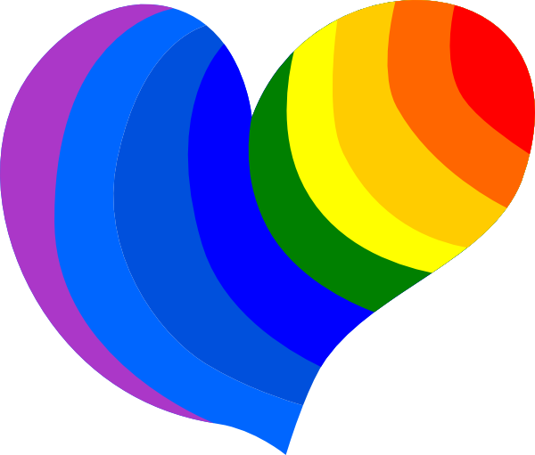 600x511 Heart Rainbow Picture Rainbow Heart Clip Art Nicole