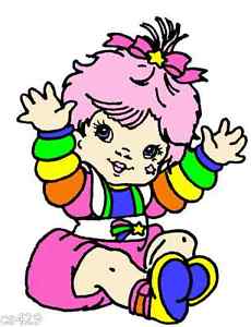 230x300 9.5 Large Rainbow Brite Baby Brite Character Birthday Wall Decor