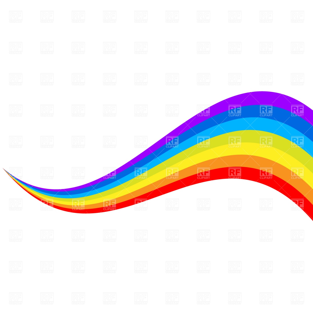 1200x1200 Rainbow Banner Vector Image Vector Artwork Of Design Elements