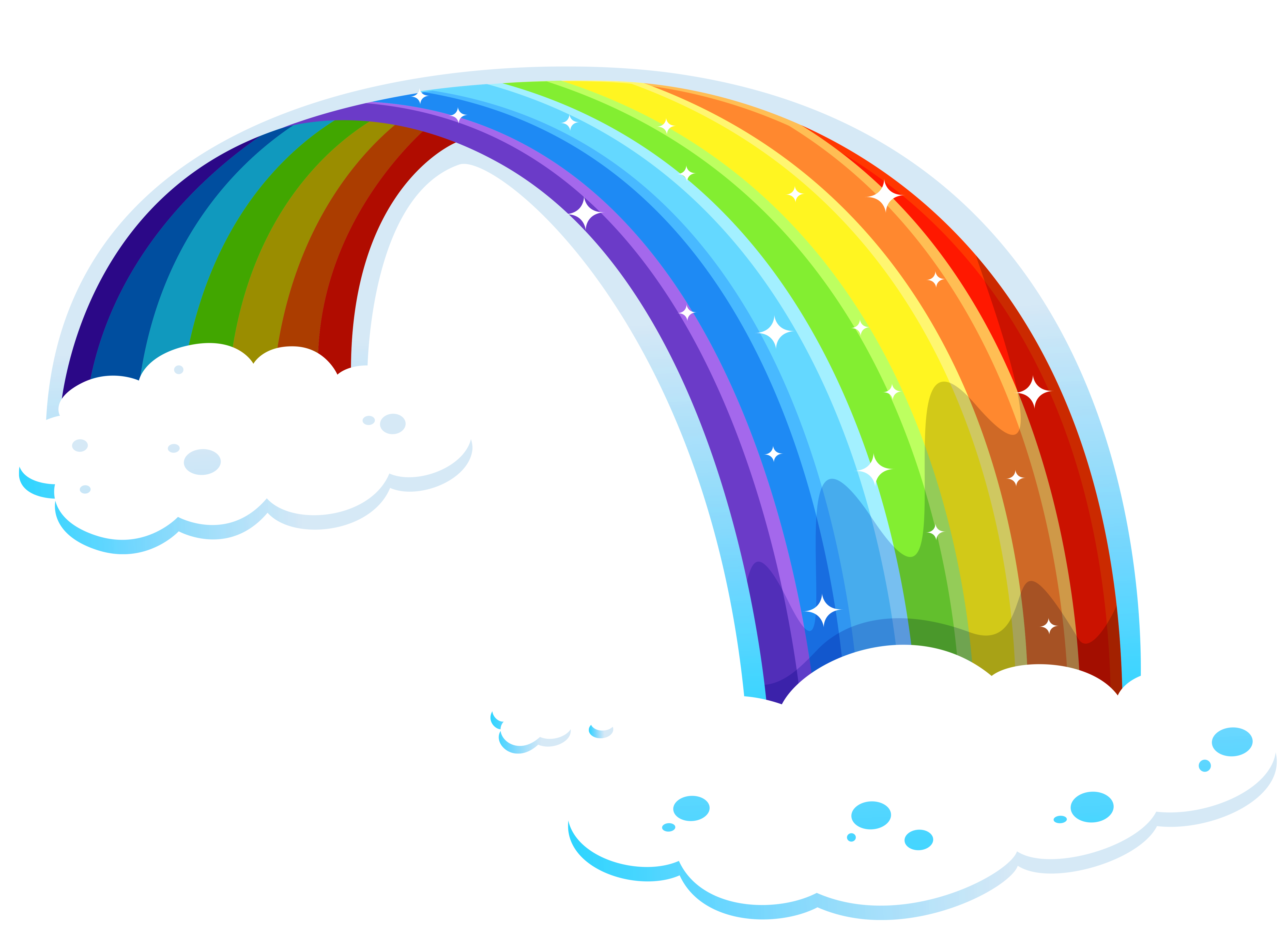 5068x3737 Rainbow With Clouds Png Clipartu200b Gallery Yopriceville