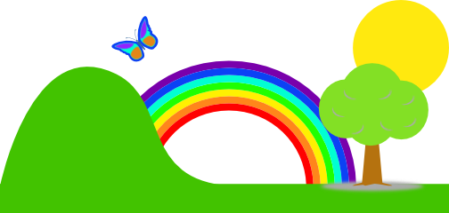 504x240 Rainbow Images Clip Art Rainbow Clip Art Clipart Panda Free