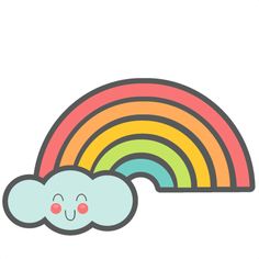 236x236 Pot Of Gold With Rainbow Svg Cutting Files For Scrapbooking Cute