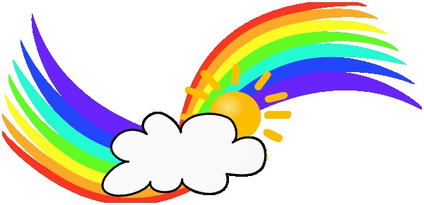 600x290 50 Awesome Rainbows Clipart Clipart Ideas