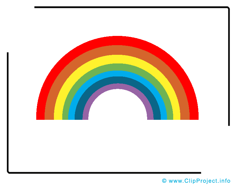 765x604 Rainbow Clipart Image Free