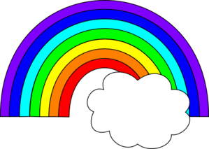 299x213 Rainbow Clipart Outline Clipart Panda