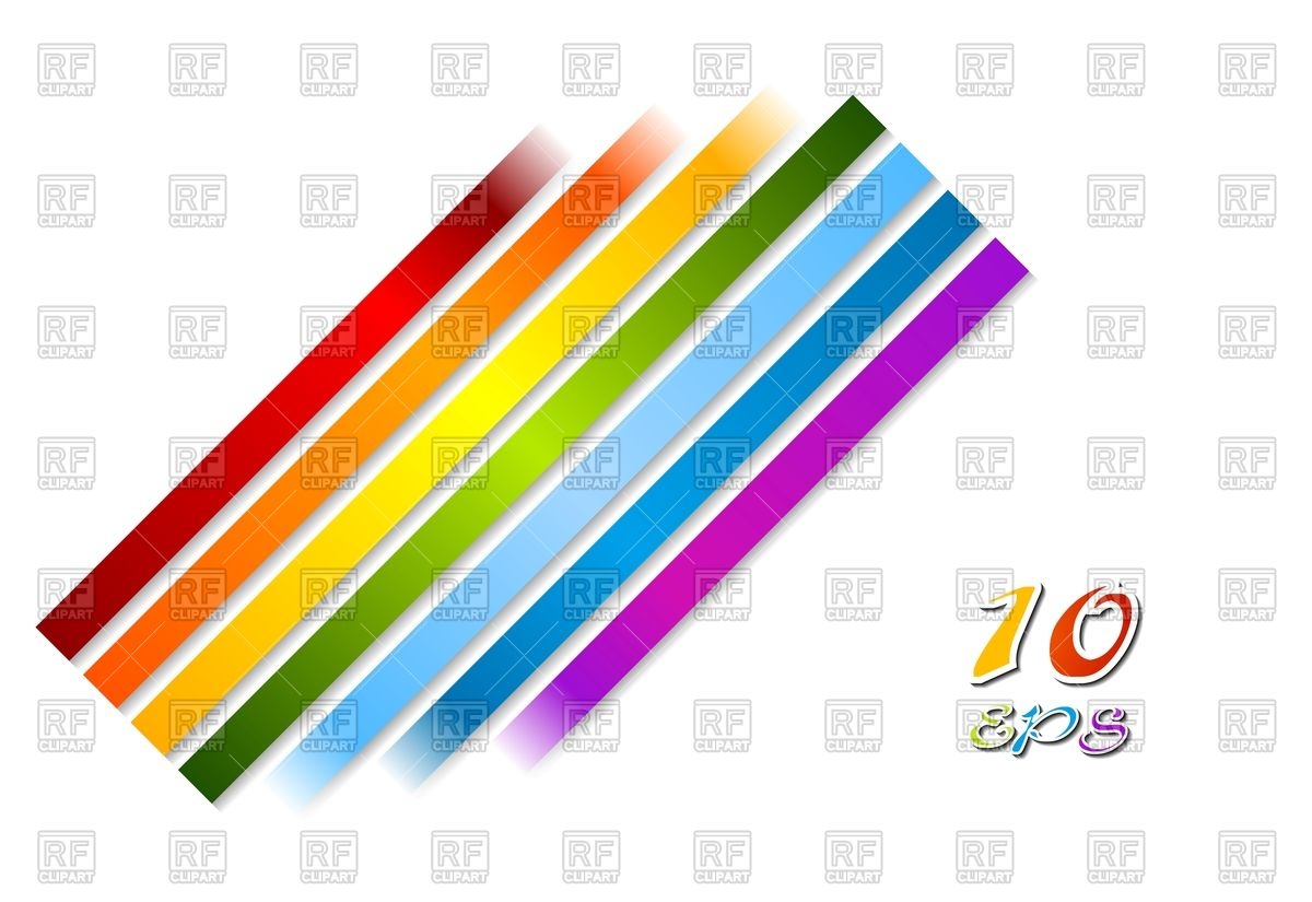 1200x825 Stripes In Colors Of Rainbow Royalty Free Vector Clip Art Image