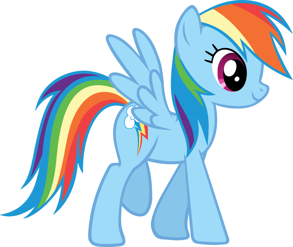 1200x1011 Profile Rainbow Dash By On @