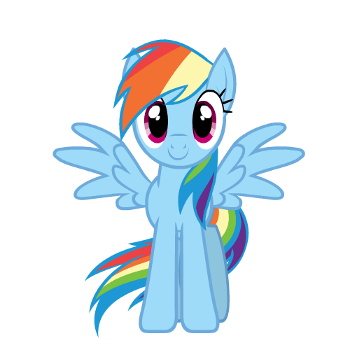 500x500 Rainbow Dash Gif Loop By Tridashie