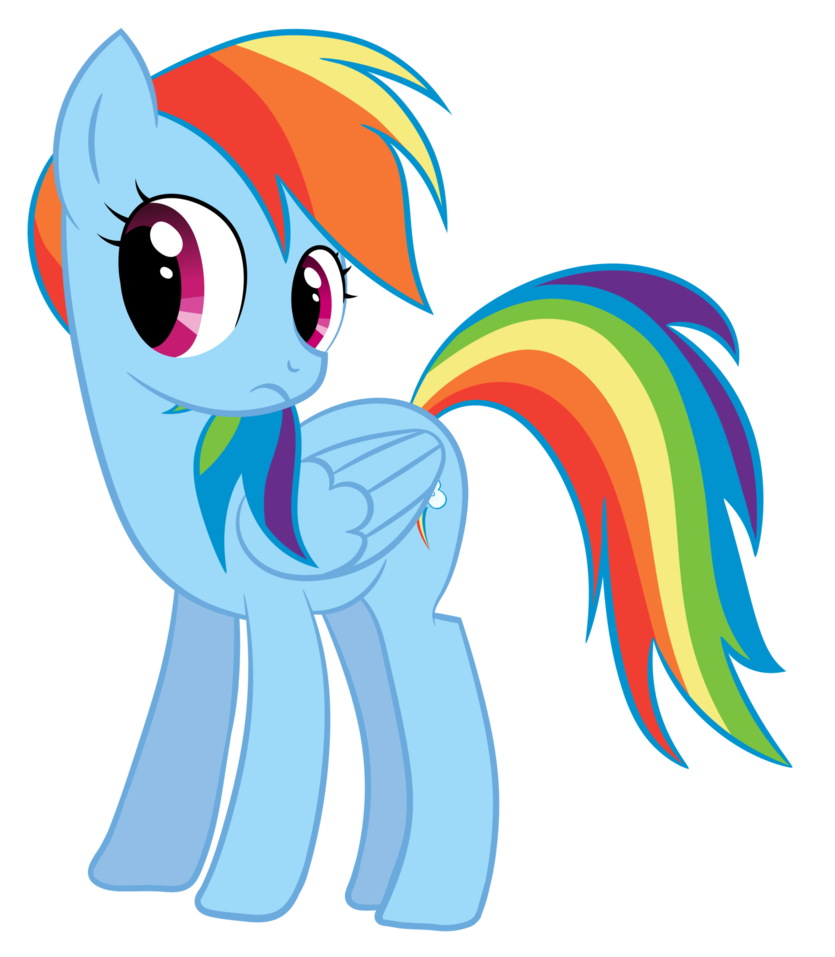 835x957 Rainbow Dash By Proenix