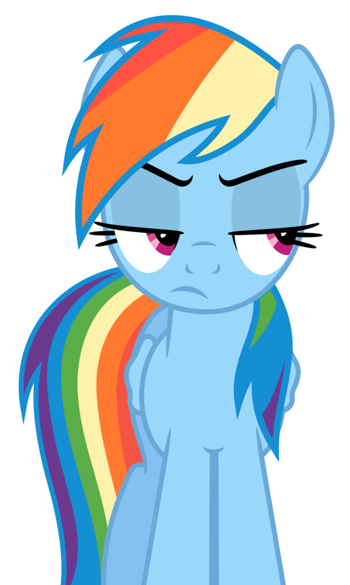 692x1154 Rainbow Dash Is Unamused By Pikamander2