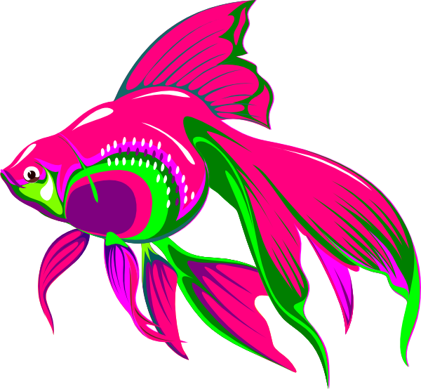 600x554 Gold Fish Clip Art