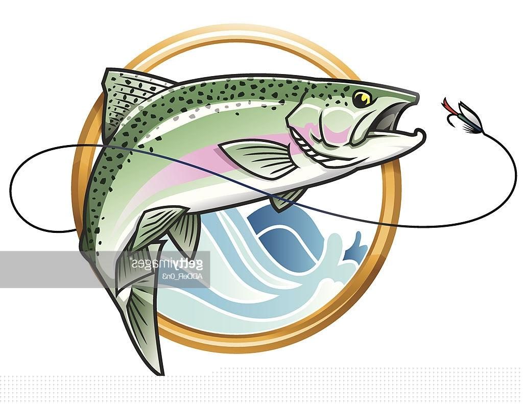 1024x791 Top Leaping Rainbow Trout Icon Vector Pictures