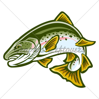 Rainbow Trout Clipart at GetDrawings | Free download