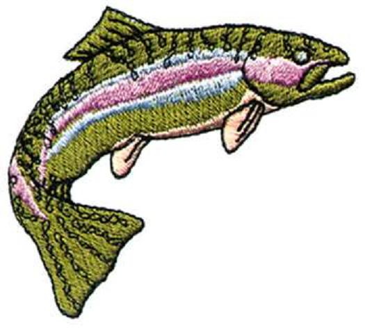 525x472 Solid Color Fish Clipart