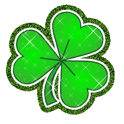 250x250 Shamrock Animated Rainbow Clipart