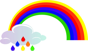 300x174 Top 84 Rainbow Clip Art
