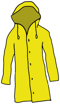 211x367 Collection Of Yellow Raincoat Clipart High Quality, Free