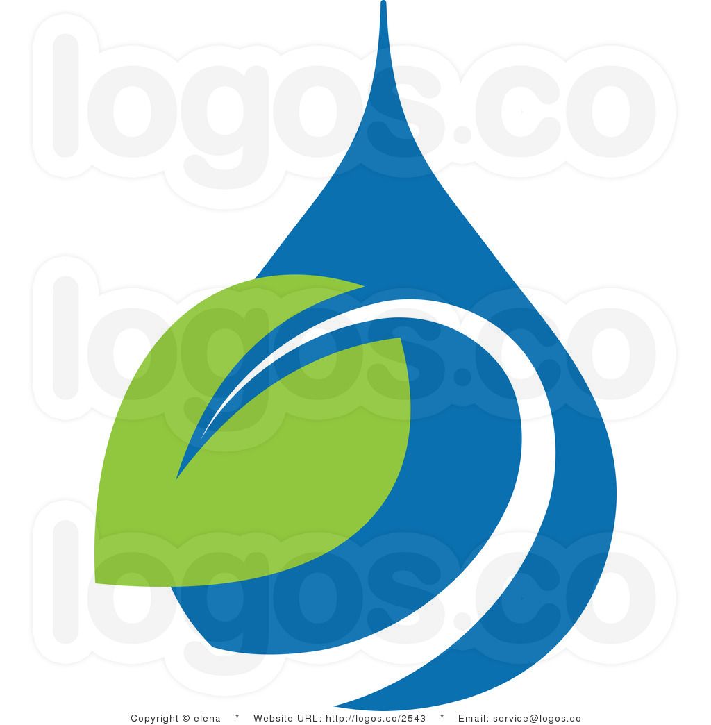 1024x1044 Blue Ecology Raindrop And Leaf Logo Logo Clip Art Elena Leaders
