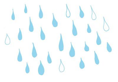 400x279 Fancy Cartoon Raindrops
