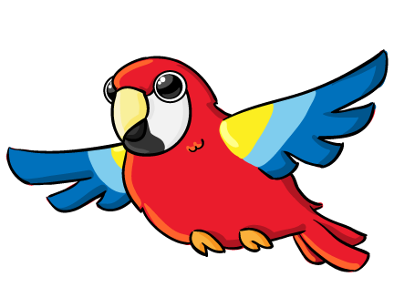 432x338 Flying Birds Clipart