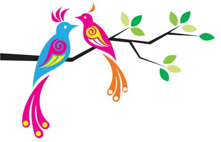 455x292 Free Colorful Birds Clipart And Vector Graphics