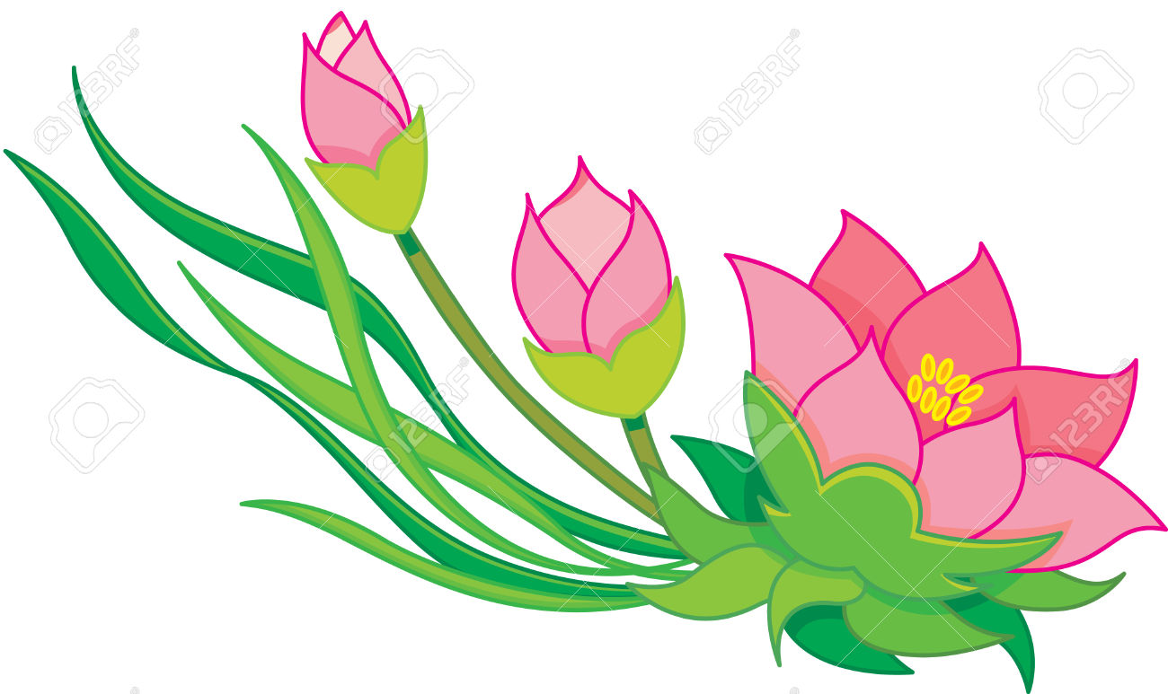 1300x773 Forest Flowers Clipart