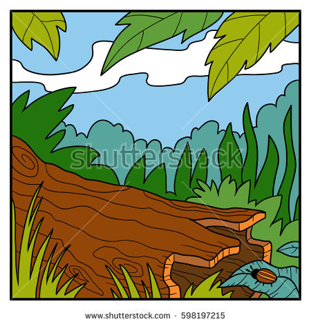 450x470 Fallen Tree Clipart