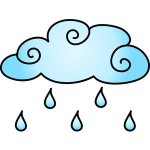 300x300 Rain Cloud Clipart
