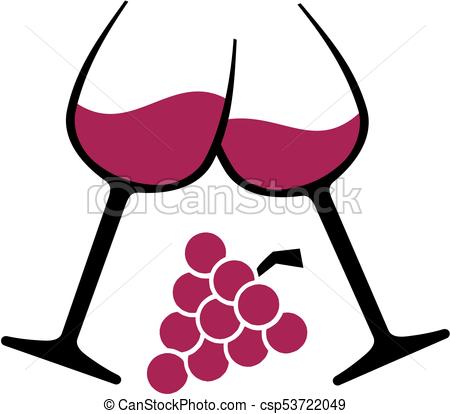 450x414 Vin, Raisins Rouges, Lunettes. Rouges, Lunettes, Deux, Vecteur