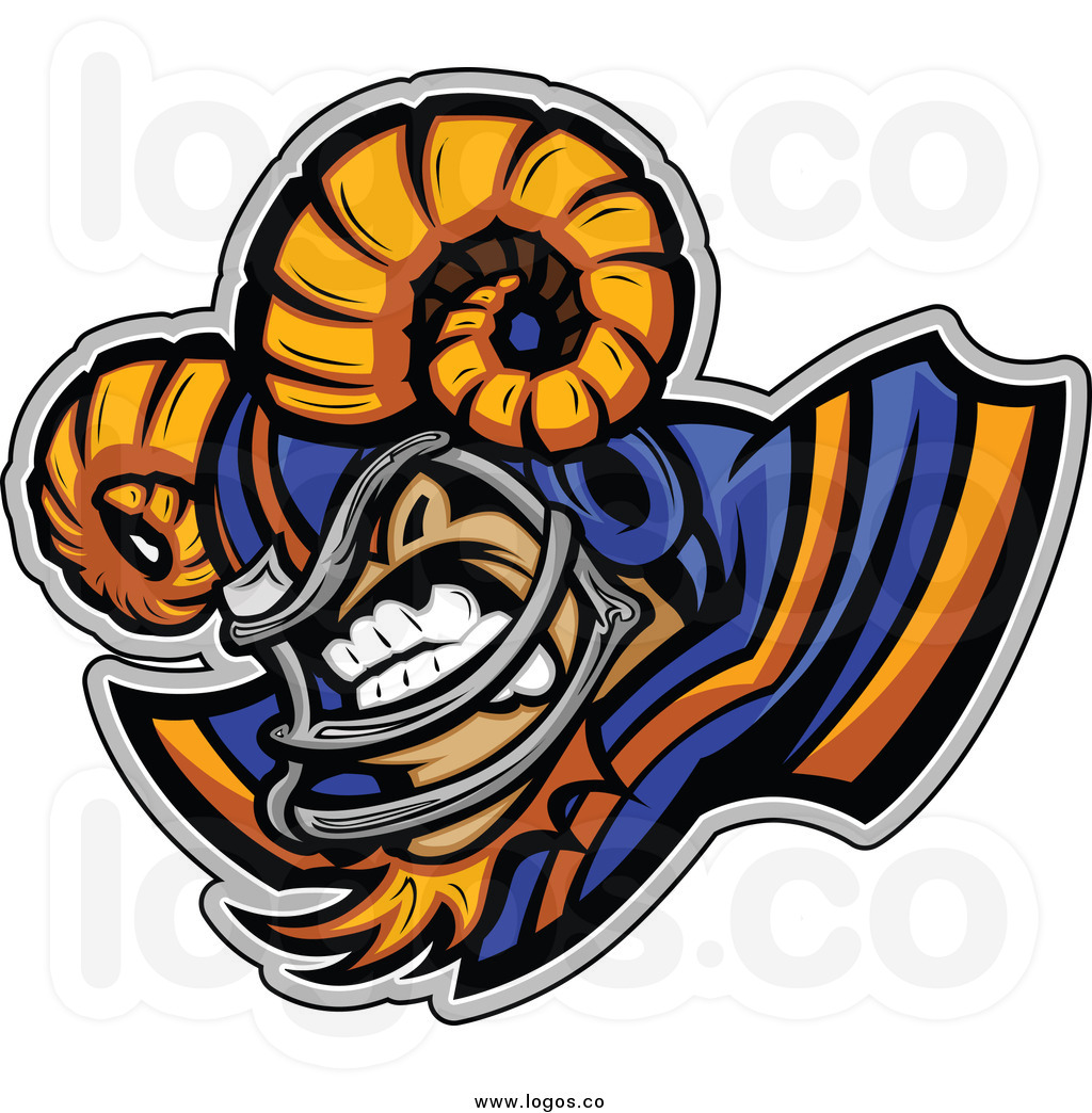 1024x1044 Ram Football Clipart