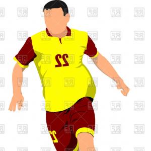 300x300 Royalty Free Clip Art Vector Logo Of A Ram Football Player Mascot