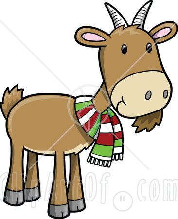 366x450 Christmas Ram Clipart