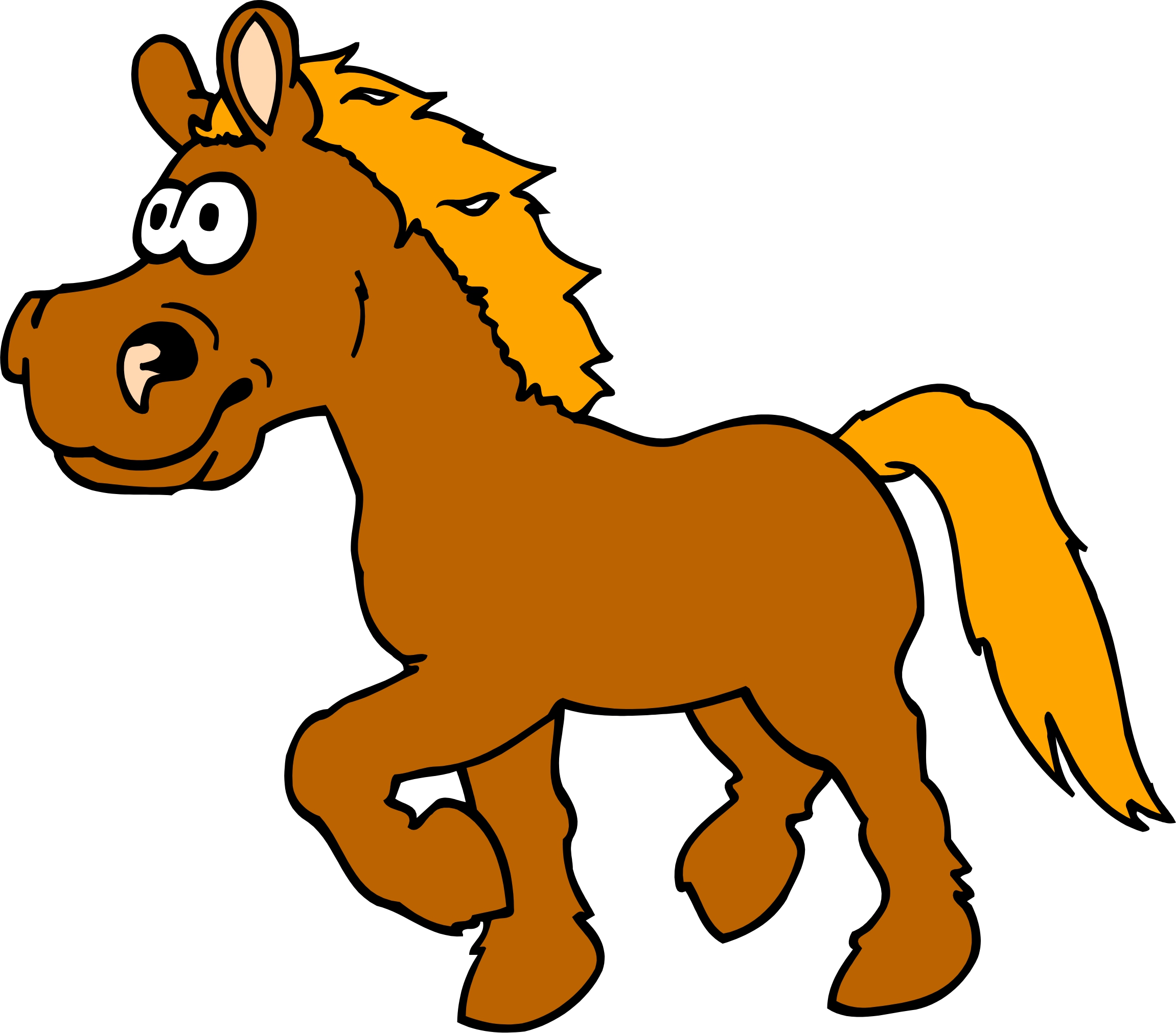 2301x2022 Cartoon Clipart Horse 3137534