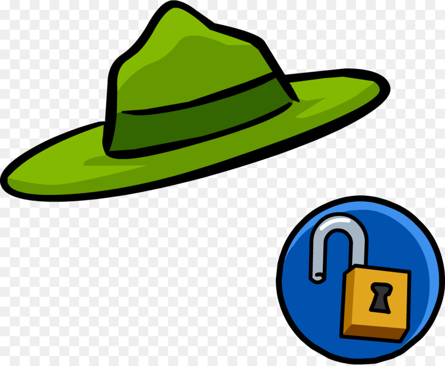 900x740 Club Penguin Park Ranger Hat Clip Art