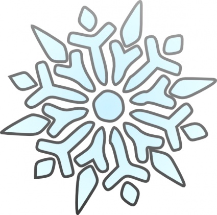 425x421 Snowflake Clipart Black And White Clipart Panda