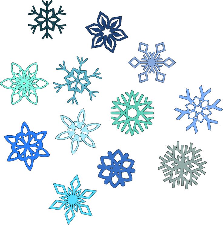 736x745 Snowflakes Art