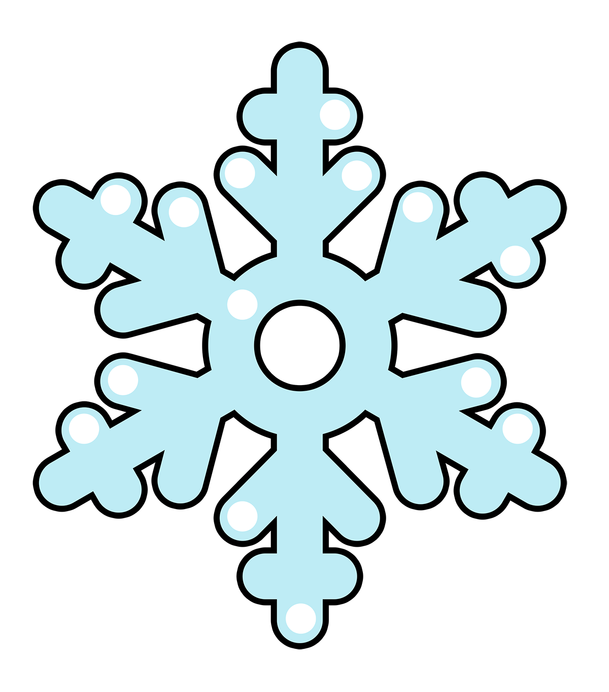 1200x1362 Snowflakes Clipart Trail