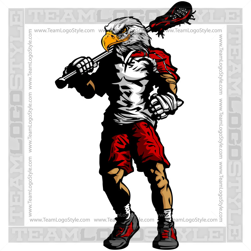 800x800 Raptor Lacrosse Silhouette