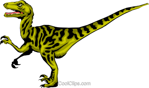 480x283 Raptor Royalty Free Vector Clip Art Illustration Anim0299