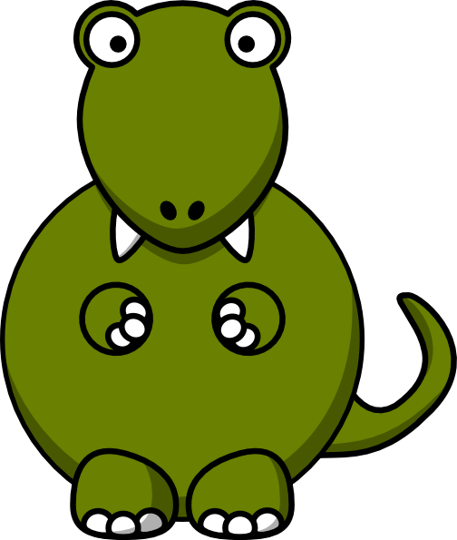504x595 Free Cute Dinosaur Clipart Image