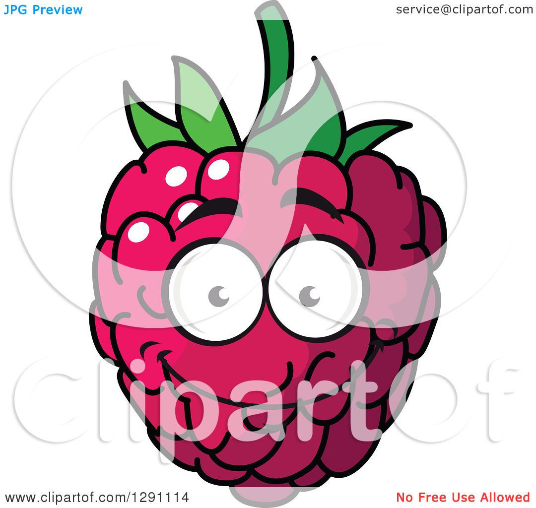 1080x1024 Clipart Of A Happy Smiling Raspberry Character