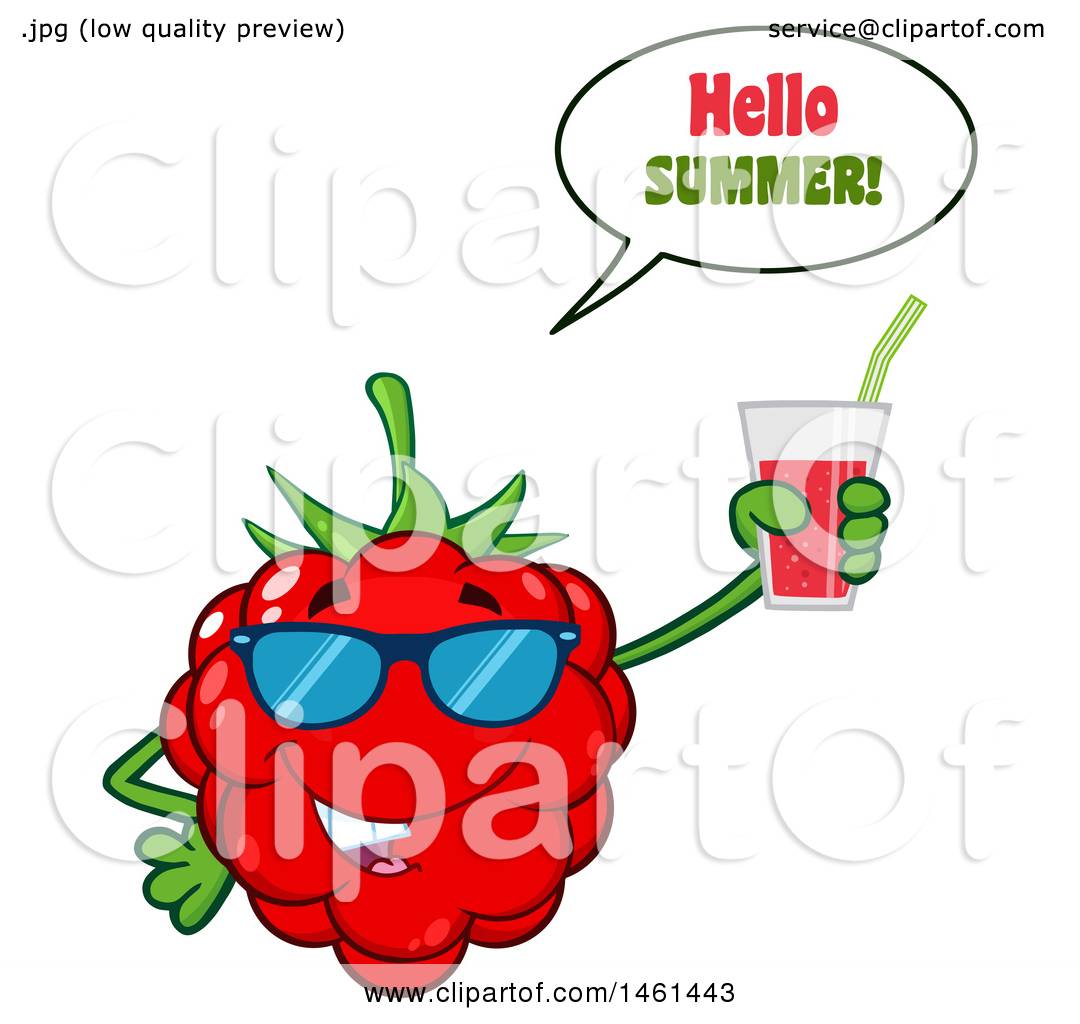 1080x1024 Clipart Of A Raspberry Mascot Character Wearing Sunglasses, Saying