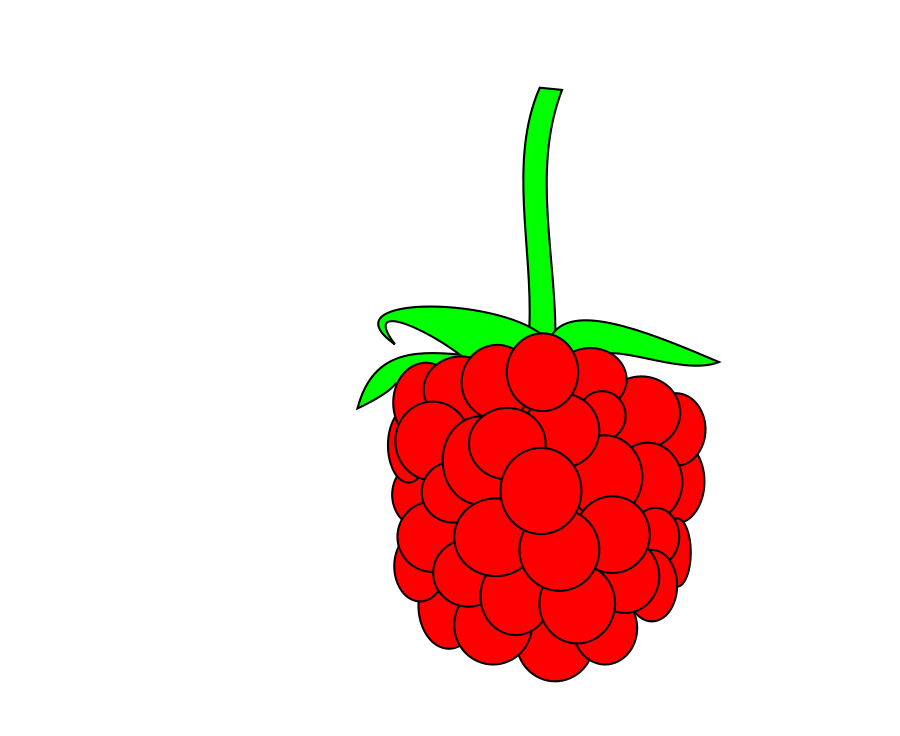 900x736 Raspberries Clip Art 527075