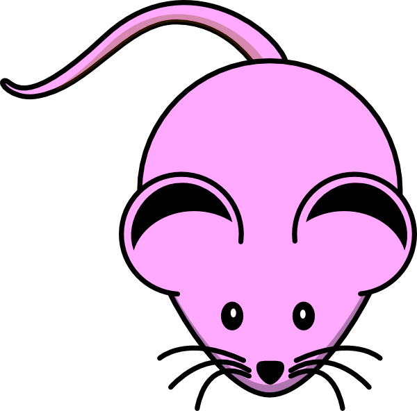600x592 Pink Mouse Clip Art