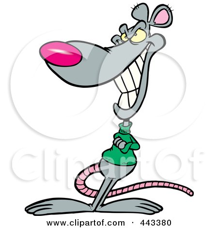 450x470 Royalty Free (Rf) Clip Art Illustration Of A Cartoon Rat Carrying