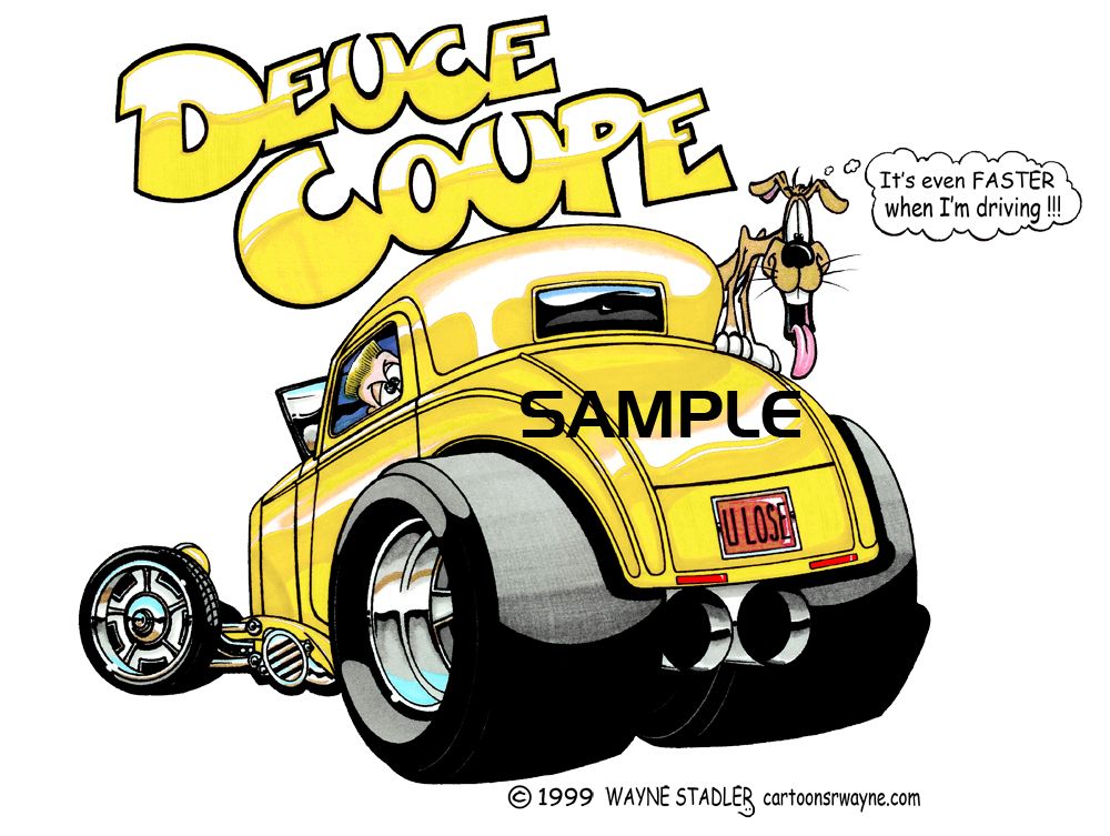 1000x753 Street Rod Clip Art 1932 Lemon Yellow Ford 3 Window Highboy