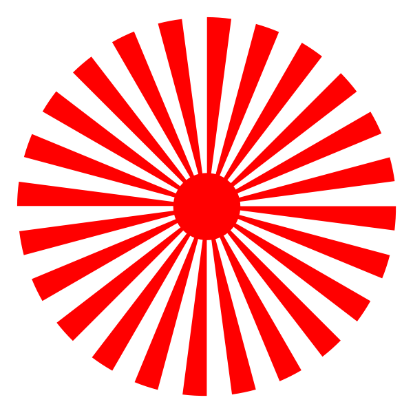 600x600 Abstract Sun 4 (48 Rays) Png Clip Arts For Web