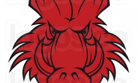 280x168 Razorback Hog Clipart