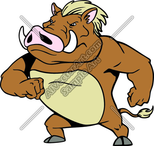 500x474 Warthogna05 Clipart And Vectorart Sports Mascots