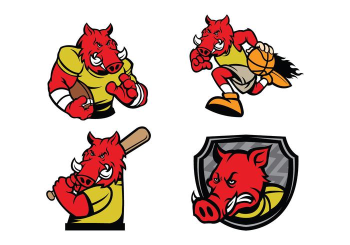 700x490 Free Razorbacks Mascot Vector